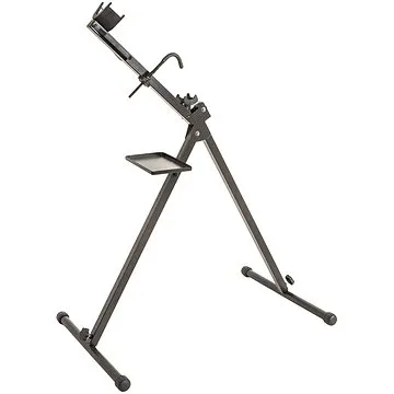 Tectake Montážní stojan na kolo s poličkou na nářadí, černá (401105)