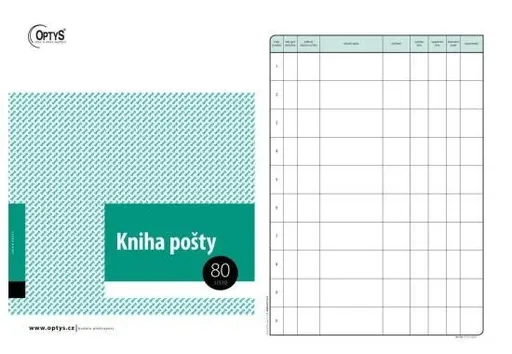 Tiskopis Kniha pošty A4 80 listů OPTYS