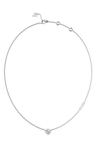 Guess Ocelový náhrdelník se zirkony Tiny Dancer JUBN04643JWRHT/U