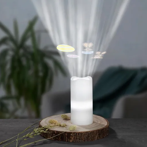 Haushalt international LED svíčka s projektorem Velikonoce, 3 motivy