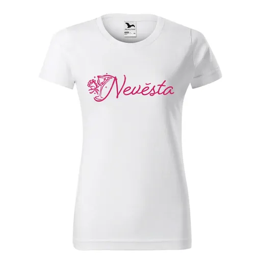 Bontis Tričko Nevěsta PŘÍPITEK - Bílá | L