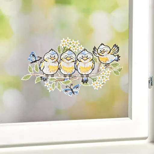 Okenní dekorace Ptáčci