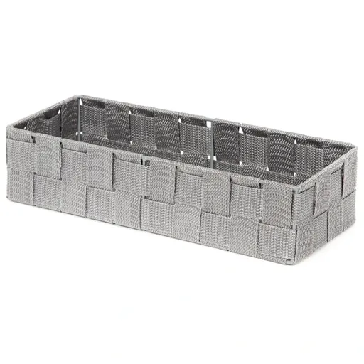 Compactor Úložný organizér do zásuvky Compactor TEX - košík L, 30 x 12 x 7 cm, šedý, L
