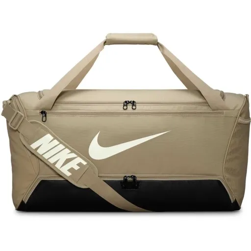 Nike BRASILIA M Sportovní taška, béžová, velikost