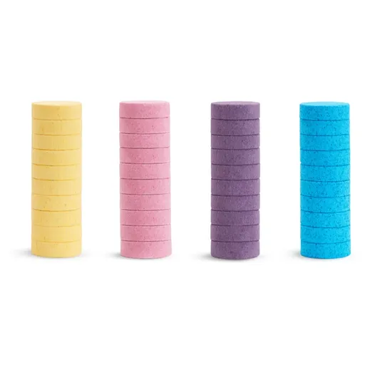 Munchkin Color Buddies barevné šumivé tablety do koupele 24 m+ 40 ks