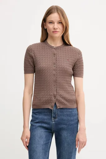 Tommy Hilfiger Bavlněný kardigan  WW0WW45707GTO S
