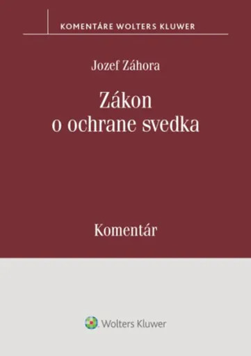 Zákon o ochrane svedka - Jozef Záhora