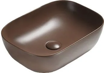 MEXEN Rita umyvadlo na desku 45 x 32, hnědá mat 21084568