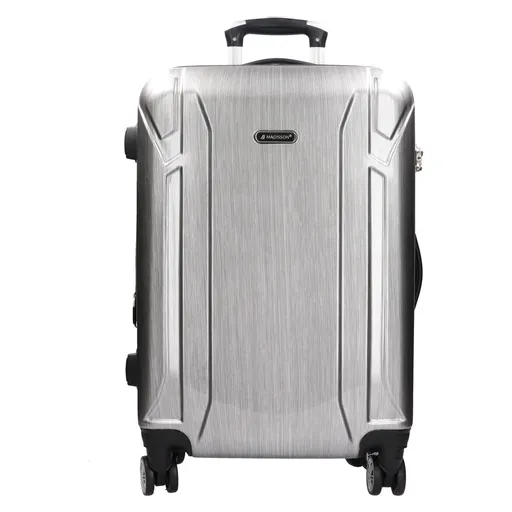 Cestovní kufr Madisson Polle L - stříbrná