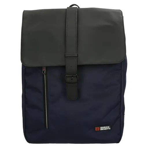 Pánský trendy batoh Enrico Benetti Czurich - černo-modrá