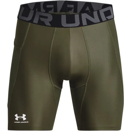 Under Armour HEATGEAR ARMOUR SHORTS Pánské kraťasy, khaki, velikost M