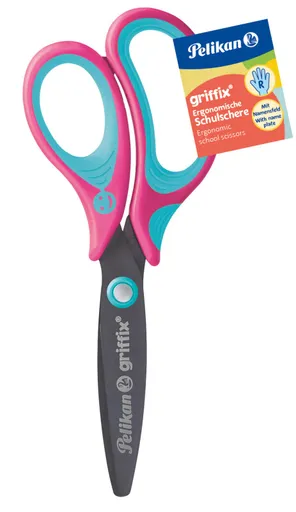 Pelikan - Nůžky Griffix pro praváky, růžové