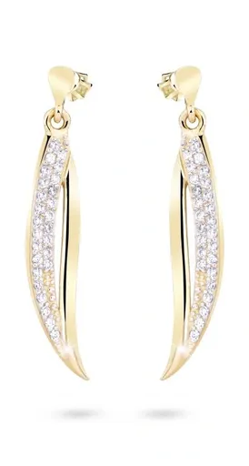 Cutie Diamonds Nádherné náušnice ze žlutého zlata s diamanty DZ8046-30-00-X-1