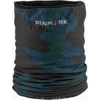 Finmark MULTIFUNCTIONAL SCARF WITH FLEECE Multifunkční šátek, černá, velikost