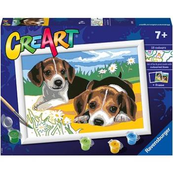 Ravensburger Kreativní a výtvarné hračky 201921 CreArt Štěňata Jack Russella (4005556201921)