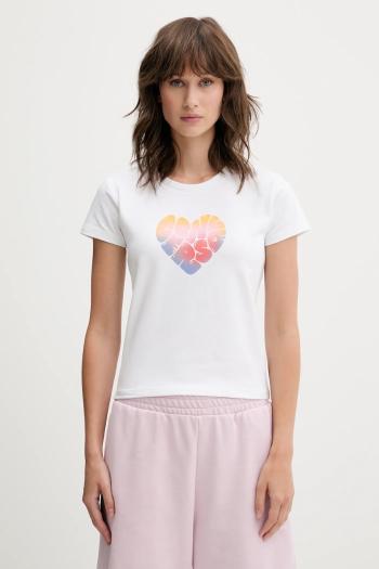 Converse t-shirt fehér, 10028331-A03