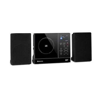 Auna Connect Vertical, internetové rádio, 2x 5 W RMS, CD, IR / FM / DAB+, Spotify, BT, černé