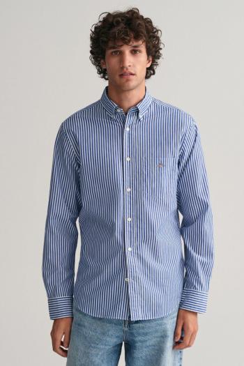 KOŠILE GANT REG POPLIN STRIPE SHIRT COLLEGE BLUE