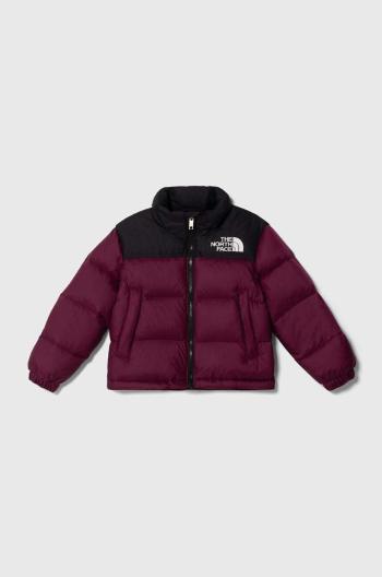 Dětská péřová bunda The North Face 1996 RETRO NUPTSE JACKET fialová barva