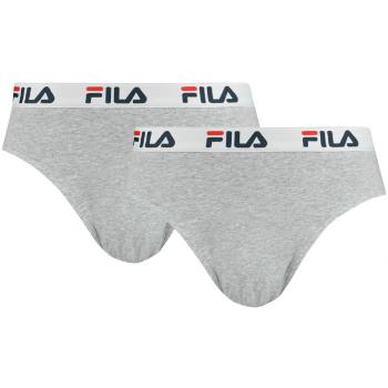 Fila MAN BRIEF 2-PACK Pánské slipy, šedá, velikost