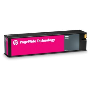 HP č.981Y, L0R14A purpurová (magenta) originální cartridge