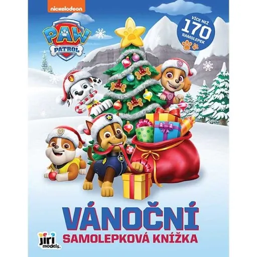 JIRI MODELS SAMOLEPKOVÁ KNÍŽKA VÁNOČNÍ TLAPKOVÁ PATROLA Samolepková knížka, mix, velikost