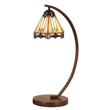 Stolní lampa Tiffany Daira - Ø 20x57 cm E27/max 1x60W 5LL-6354