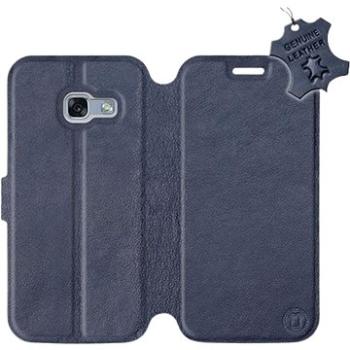 Flip pouzdro na mobil Samsung Galaxy A3 2017 - Modré - kožené -   Blue Leather (5903226520879)