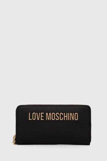 Peněženka Love Moschino černá barva, JC5620PP1LKD0000