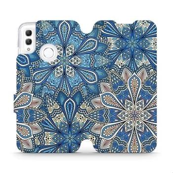 Flipové pouzdro na mobil Honor 10 Lite - V108P Modré mandala květy (5903226713202)