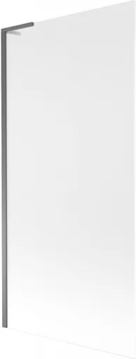 MEXEN/S Next L vanová zástěna FIX 90 x 150, dekor, grafit metal 895-090-000-03-30-95