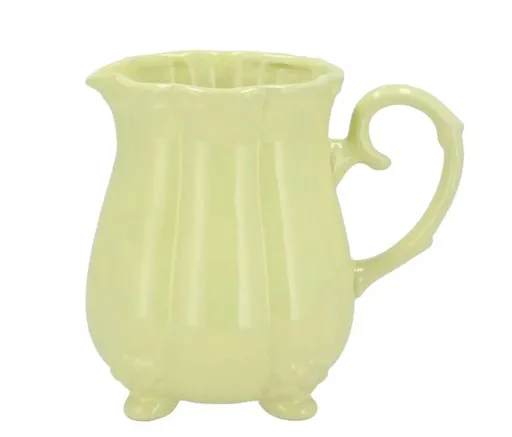 Zelená keramická váza džbán Feel It - 15*11*15 cm 202806