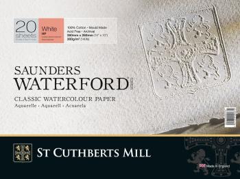 St Cuthberts Mill Saunders Waterford HP+ Skicář 36 x 26 cm 300 g White