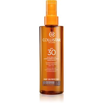 Collistar Smart Sun Protection Supertanning Moisturizing Dry Oil SPF 30 ochranný suchý olej na opalování SPF 30 200 ml