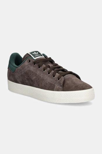 Semišové sneakers boty adidas Originals Stan Smith CS hnědá barva, ID1348