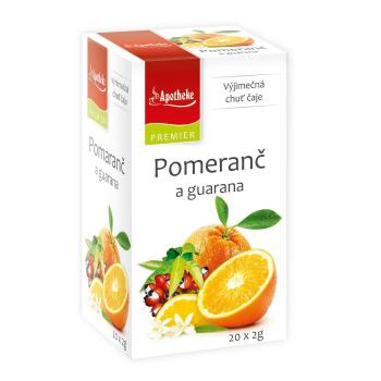 Apotheke Pomeranč a guarana čaj nálevové sáčky 20x2 g