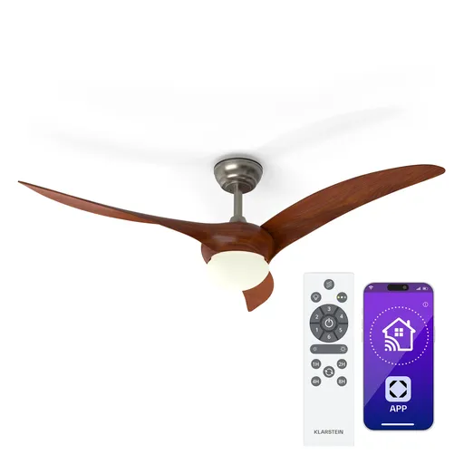 Klarstein Stropní ventilátor Monteverde s stmívatelným světlem