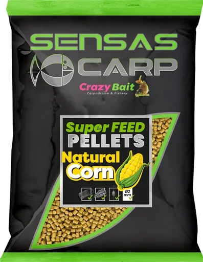 Sensas Pelety Super Feed Natural Corn 650g,Sensas Pelety Super Feed Natural Corn 650g