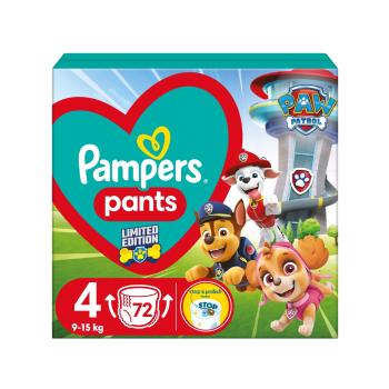 Pampers Pants vel. 4 Carry pack paw patrol 9-15 kg plenkové kalhotky 72 ks