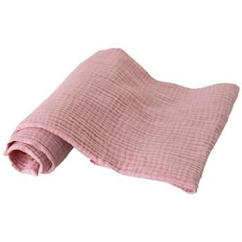 BABYMATEX Muslin bavlněné pleny starorůžová 2 ks bílá 1 ks, 70 × 80 cm (5902675061476)