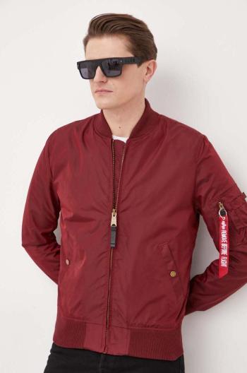 Bomber bunda Alpha Industries vínová barva, přechodná, 191103.184-Burgundy