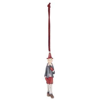 Závěsná dekorace Pinocchio - 3*2*11 cm 6PR2246