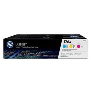 HP 126A CF341A sada originální toner