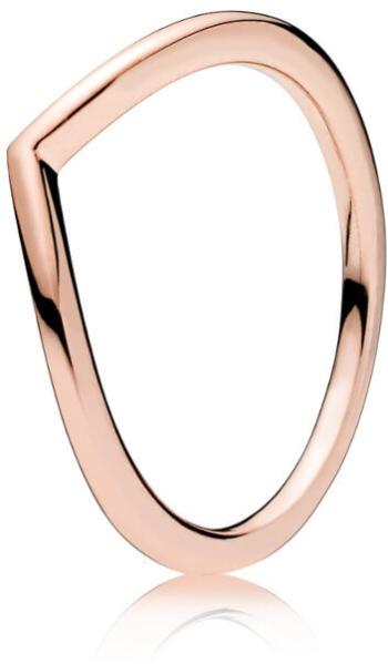 Pandora Minimalistický bronzový prsten Timeless 186314 54 mm