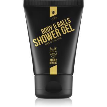 Angry Beards Jack Saloon Shower Gel hydratační sprchový gel pro muže 50 ml