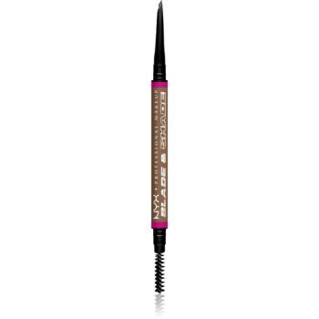 NYX Professional Makeup Blade & Shade tužka na obočí s kartáčkem odstín 04 Taupe g