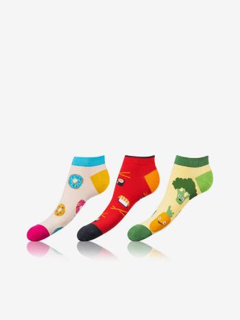 Bellinda CRAZY IN-SHOE SOCKS Zokni 3 pár Fehér