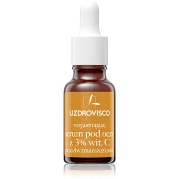 Uzdrovisco Eyebright Brightening Eye Serum rozjasňující oční sérum s vitaminem C 15 ml