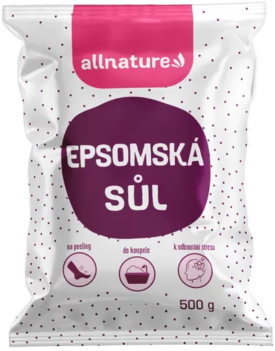 Allnature Epsomská sůl 500 g (8595674626219)