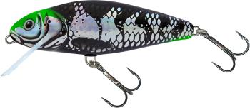 Salmo wobler perch floating holo dark green head - 8 cm